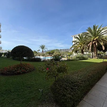 公寓 Dream Vacation - Sea View, Pool, Park, 2 Min Walk To Beach, Parking 昂蒂布